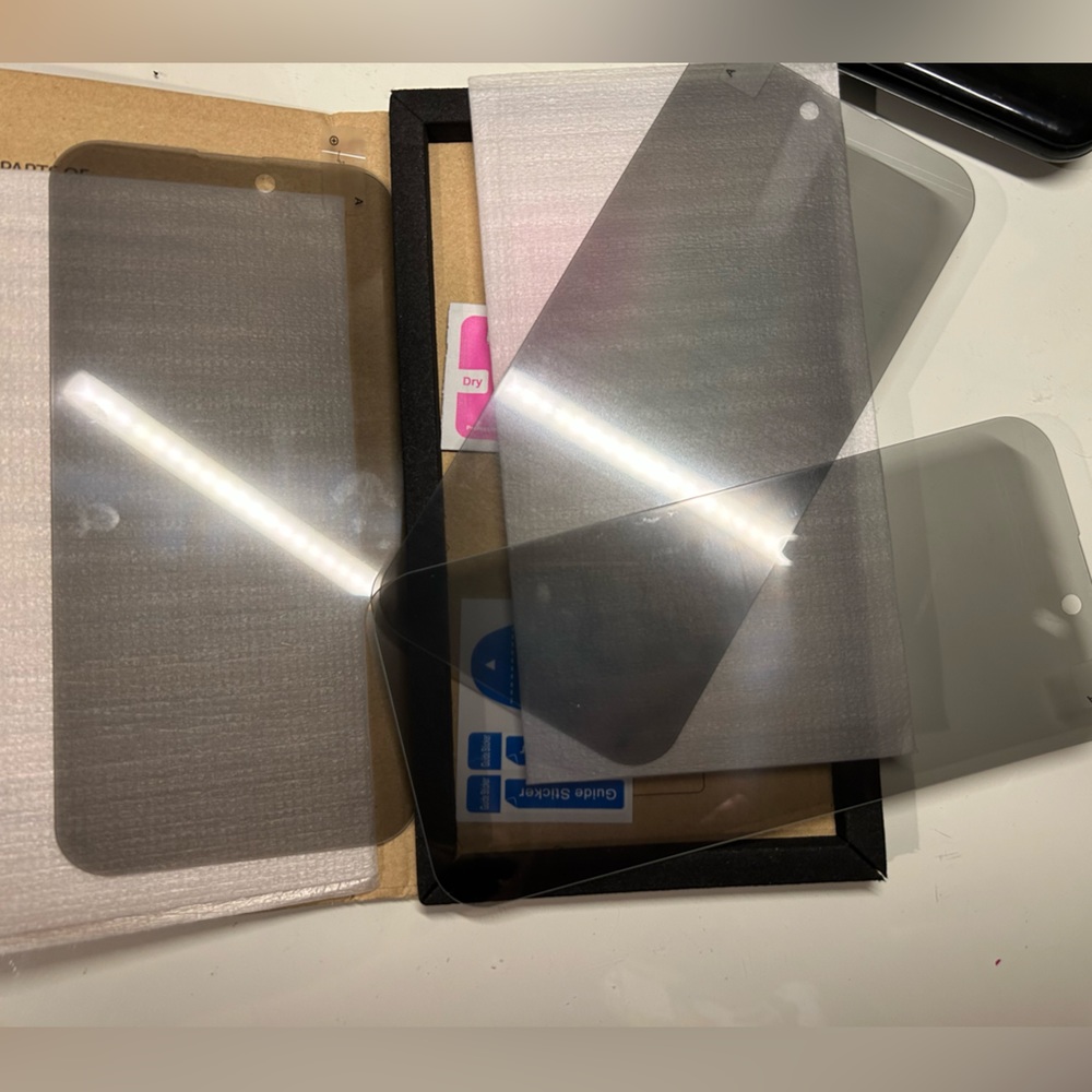 Glass privacy screen protector